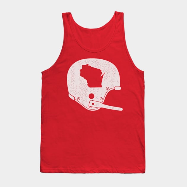 Wisconsin helmet Tank Top by jordan5L